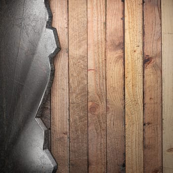 metal on wall made in 3d