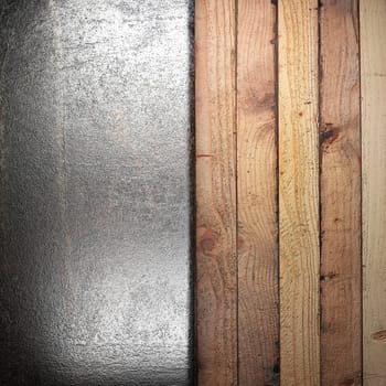 metal on wall made in 3d