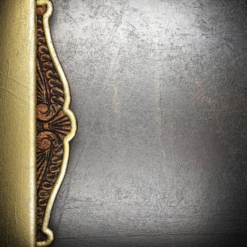 golden background made in 3D