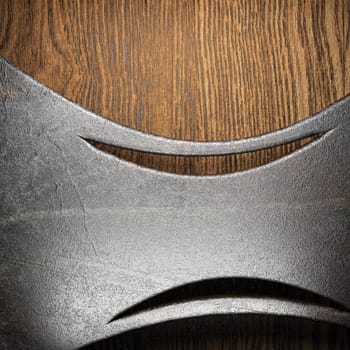 metal on wall made in 3D
