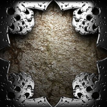 Antique ornament frame