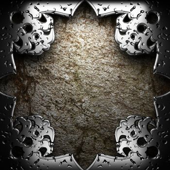 Antique ornament frame