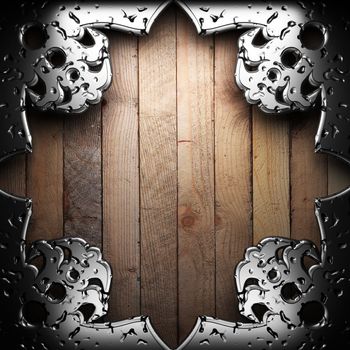 Antique ornament frame
