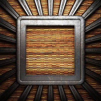 iron plate on wall