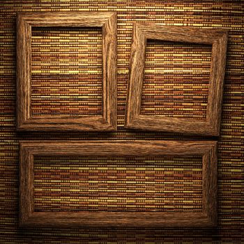 wooden plate on wall