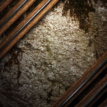 wood on wall