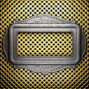 metal on gold made in 3D