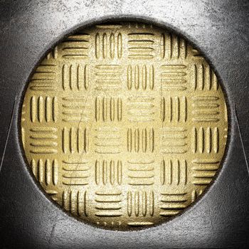 metal on gold made in 3D