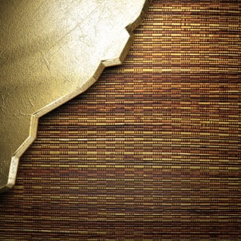 golden background made in 3D