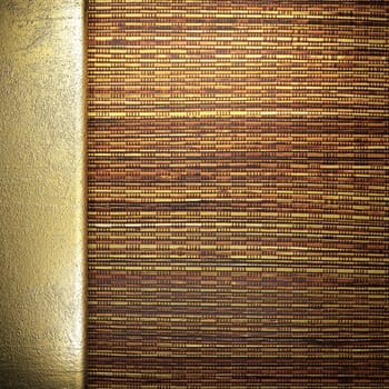 golden background made in 3D
