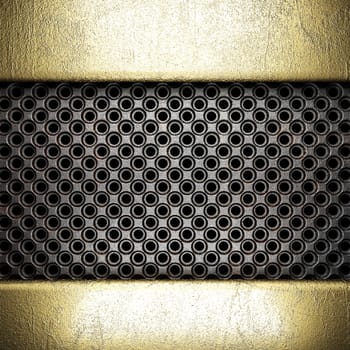 golden background made in 3D
