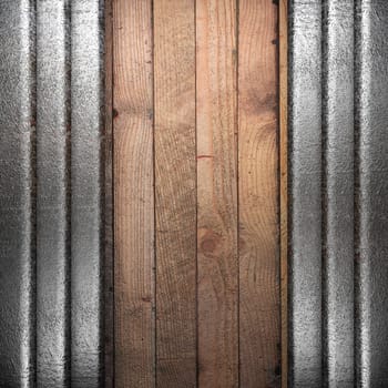 metal on wall made in 3d
