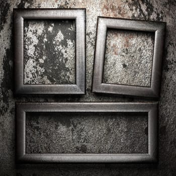 iron plate on wall