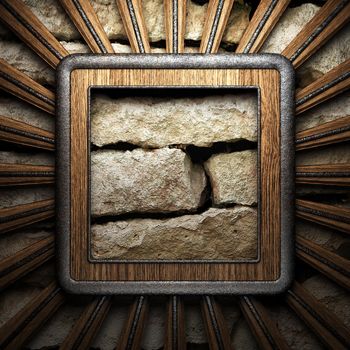 wooden plate on wall