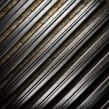 metal on wall