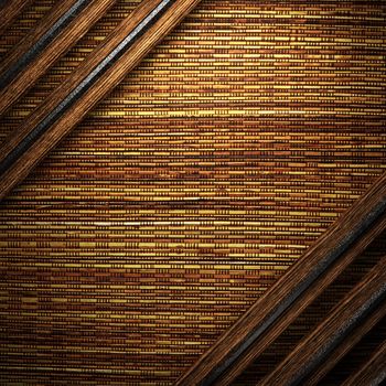 wood on wall