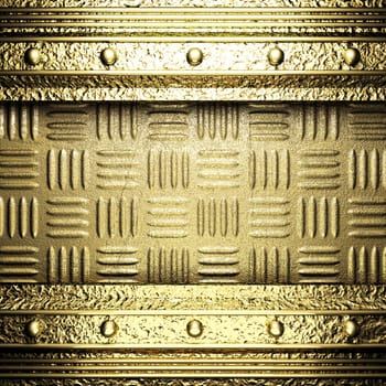 golden background made in 3D