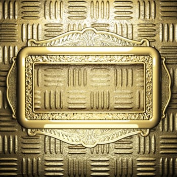 golden background made in 3D