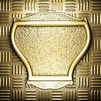 golden background made in 3D