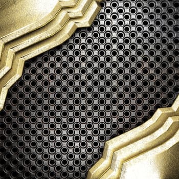 golden background made in 3D