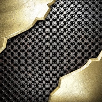 golden background made in 3D