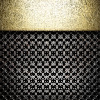 golden background made in 3D