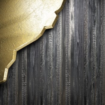 golden background made in 3D
