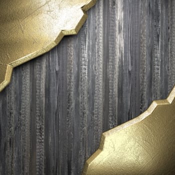 golden background made in 3D