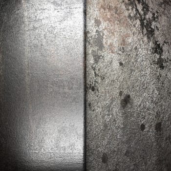 metal on wall made in 3D