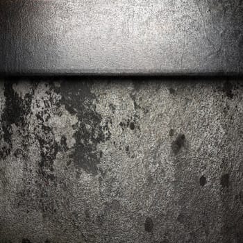 metal on wall made in 3D