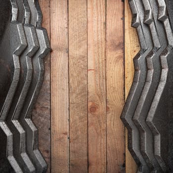 metal on wall made in 3d