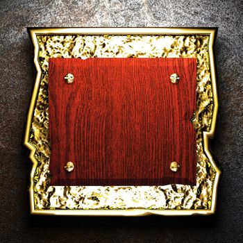 wooden plate on wall