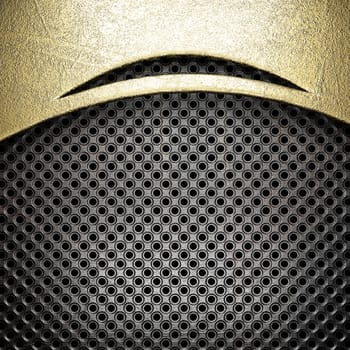 golden background made in 3D