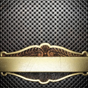 golden background made in 3D