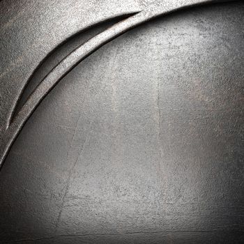 metal on wall made in 3D