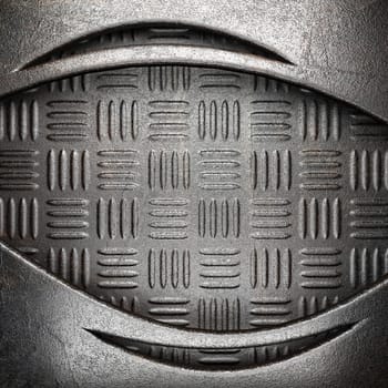 metal on wall made in 3D