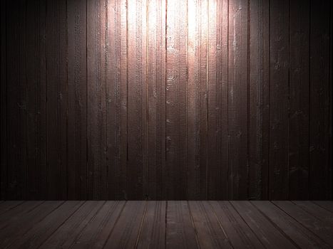 Old wooden wall