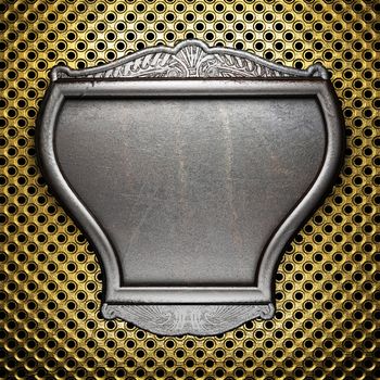 metal on gold made in 3D