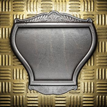 metal on gold made in 3D