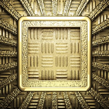 golden background made in 3D