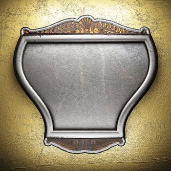 metal on gold made in 3D