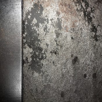 metal on wall made in 3D
