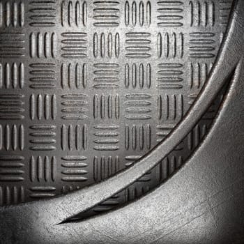 metal on wall made in 3D