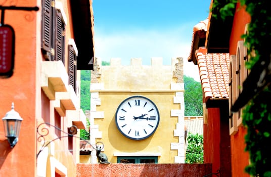 Nice clock on wall for decorate