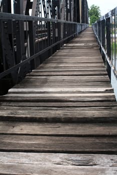 Old wooden bridge