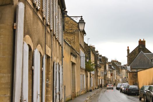 On the streets of Bayeux. Normandy, France