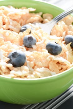 Cereal with Blueberries