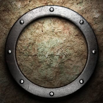 metal on the wall