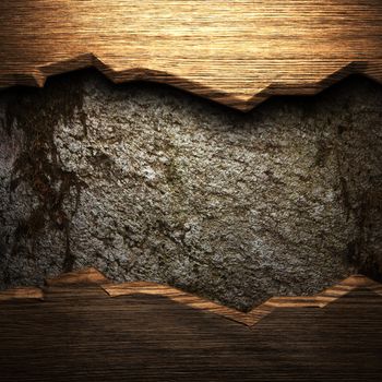 wood on the wall