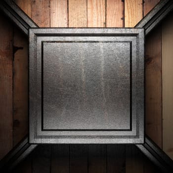 iron plate on wall